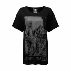 Killstar Relaxed Top - Finishing Line -KILLSTAR SALES killstar relaxed top finishing line 13