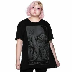 Killstar Relaxed Top - Finishing Line -KILLSTAR SALES killstar relaxed top finishing line 14