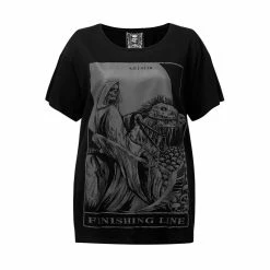 Killstar Relaxed Top - Finishing Line -KILLSTAR SALES killstar relaxed top finishing line 15