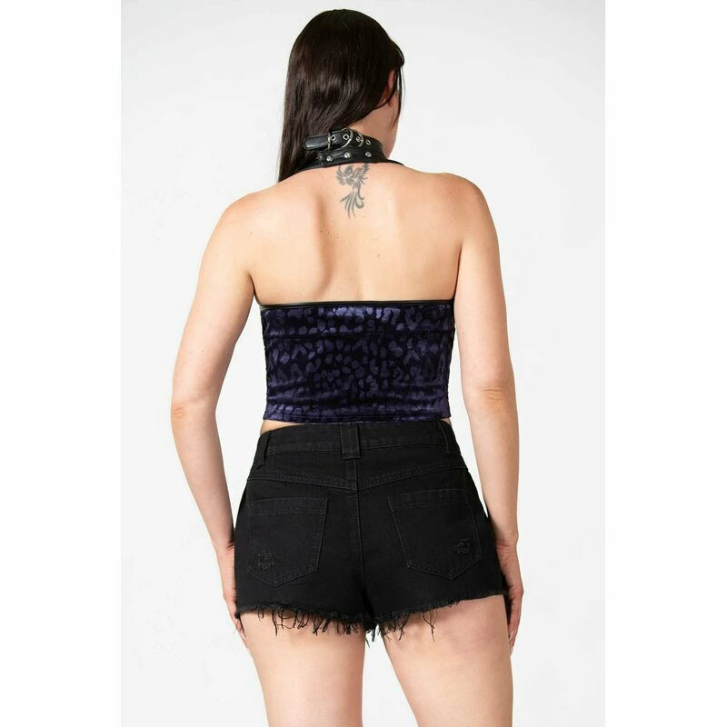 KILLSTAR Strappy Top - Alley Cat Plum 4 KILLSTAR Strappy Top - Alley Cat Plum - Image 2