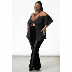 KILLSTAR Strappy Top - Amber Bat -KILLSTAR SALES killstar strappy top amber bat6