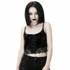 Killstar Strappy Top - Dahlia Black