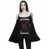 Killstar Strappy Top - Dead Rose -KILLSTAR SALES killstar strappy top dead rose