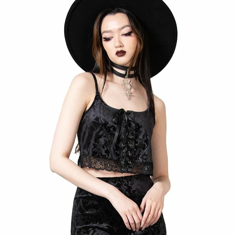 KILLSTAR Strappy Top - Fabled Black 3 KILLSTAR Strappy Top - Fabled Black