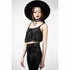 KILLSTAR Strappy Top - Fabled Black 9 KILLSTAR Strappy Top - Fabled Black -KILLSTAR SALES killstar strappy top fabled black2