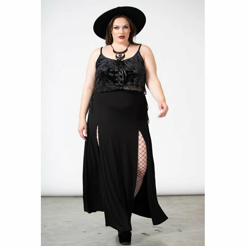 KILLSTAR Strappy Top - Fabled Black 6 KILLSTAR Strappy Top - Fabled Black - Image 4