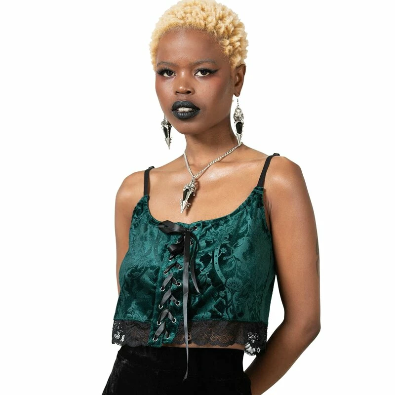 KILLSTAR Strappy Top - Fabled Emerald 3 KILLSTAR Strappy Top - Fabled Emerald