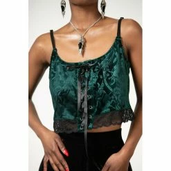 KILLSTAR Strappy Top - Fabled Emerald 10 KILLSTAR Strappy Top - Fabled Emerald -KILLSTAR SALES killstar strappy top fabled emerald3