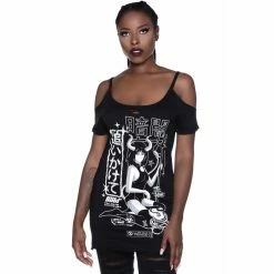 Killstar Strappy Top - Follow Me Distress