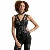 Killstar Strappy Top - Jaded Ash Tartan
