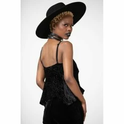 KILLSTAR Strappy Top - Mormura -KILLSTAR SALES killstar strappy top mormura3