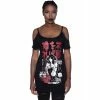 Killstar Strappy Top - Rumour Distress -KILLSTAR SALES killstar strappy top rumour distress