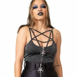 KILLSTAR Strappy Top - Synth Soul