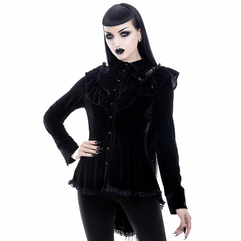 Killstar Velvet Blouse - Procession 3 Killstar Velvet Blouse - Procession