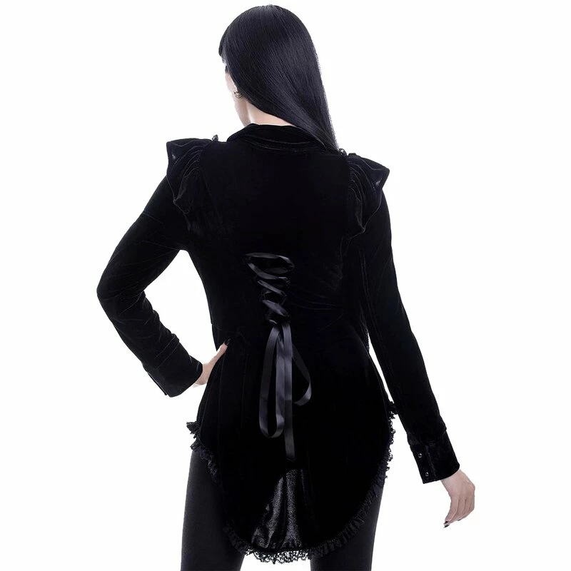 Killstar Velvet Blouse - Procession 5 Killstar Velvet Blouse - Procession - Image 3
