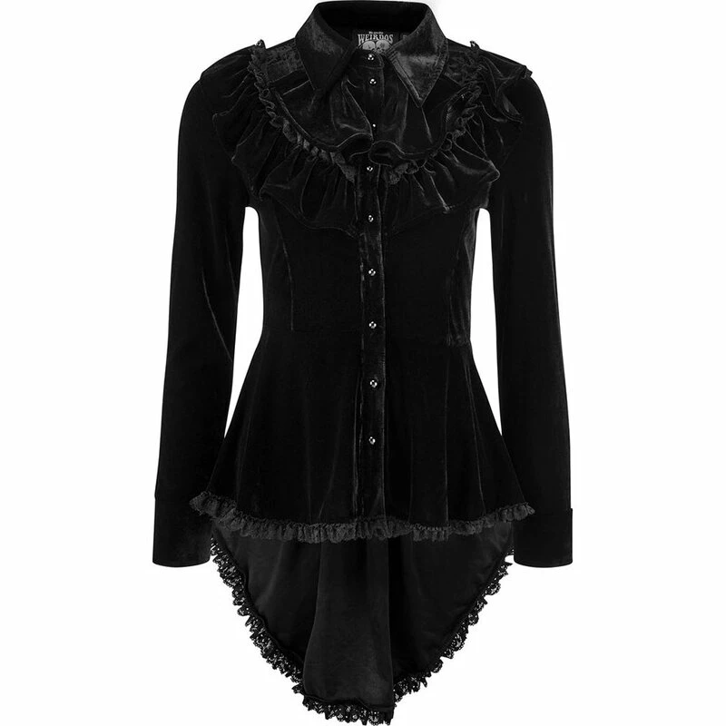 Killstar Velvet Blouse - Procession 6 Killstar Velvet Blouse - Procession - Image 4