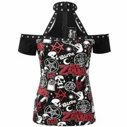 Killstar X Rob Zombie Choker Top - American Nightmare 7 Killstar X Rob Zombie Choker Top - American Nightmare -KILLSTAR SALES killstar x rob zombie choker top american nightmare 13