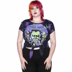 Killstar X Vince Ray Crop Top - Kon-Tiki Tie-Dye -KILLSTAR SALES killstar x vince ray crop top kon tiki tie dye 13