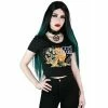 Killstar X Vince Ray Crop Top - Witch Queen 1 Killstar X Vince Ray Crop Top - Witch Queen -KILLSTAR SALES killstar x vince ray crop top witch queen 1