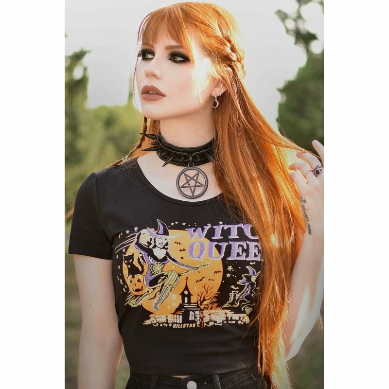 Killstar X Vince Ray Crop Top - Witch Queen 7 Killstar X Vince Ray Crop Top - Witch Queen - Image 5