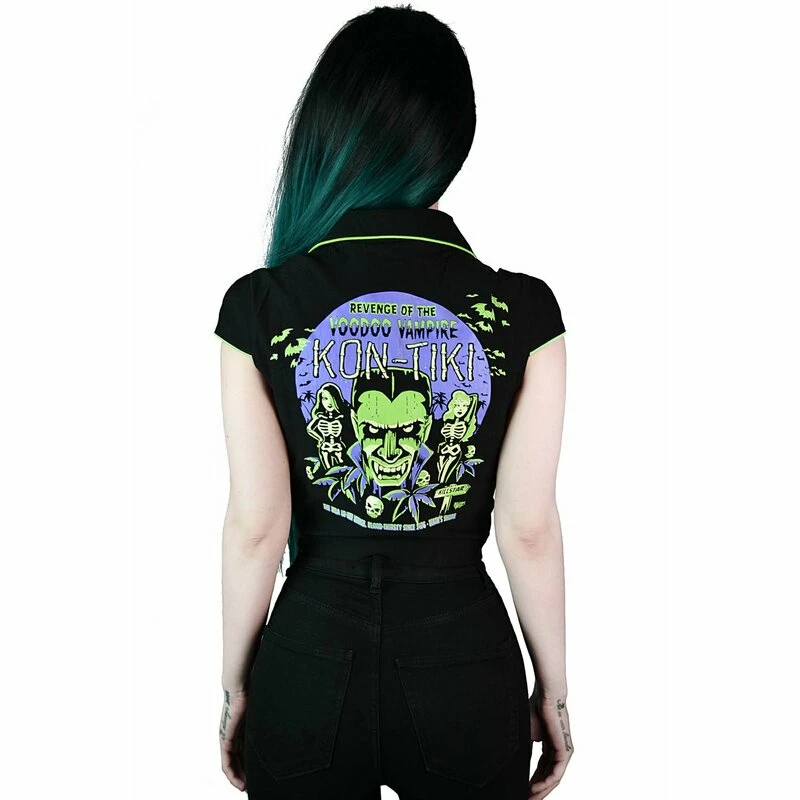 Killstar X Vince Ray Gothic Blouse - Kon-Tiki 3 Killstar X Vince Ray Gothic Blouse - Kon-Tiki