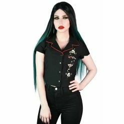 Killstar X Vince Ray Gothic Shirt - She Devil