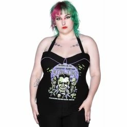 Killstar X Vince Ray Halter Top - Kon-Tiki -KILLSTAR SALES killstar x vince ray halter top kon tiki 13