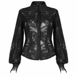 Punk Rave Blouse - Lace Me Up -KILLSTAR SALES punk rave blouse lace me up4