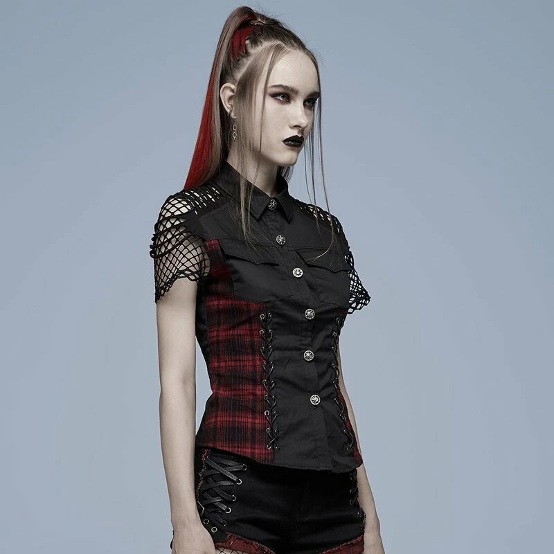 Punk Rave Blouse - Manifesto 5 Punk Rave Blouse - Manifesto - Image 3