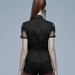Punk Rave Blouse - Manifesto 11 Punk Rave Blouse - Manifesto -KILLSTAR SALES punk rave blouse manifesto 14