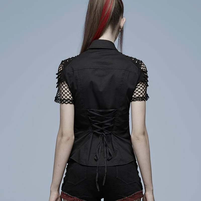 Punk Rave Blouse - Manifesto 6 Punk Rave Blouse - Manifesto - Image 4