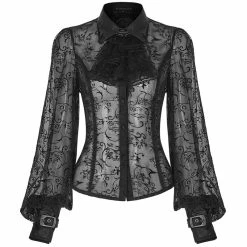 Punk Rave Blouse - Nocturna 12 Punk Rave Blouse - Nocturna -KILLSTAR SALES punk rave blouse nocturna5