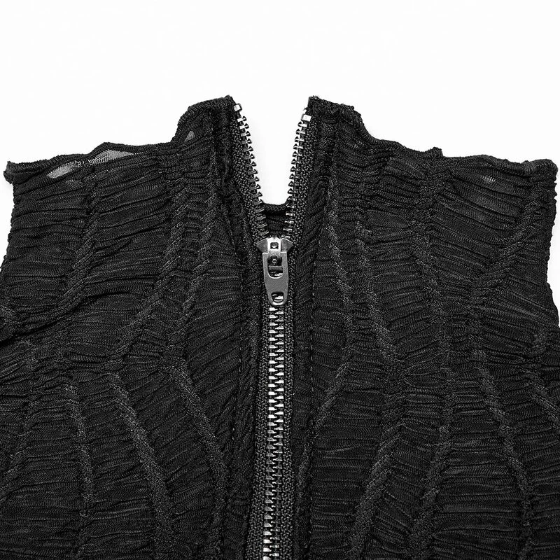 Punk Rave Blouse With Spaghetti-Top - Amarissa 8 Punk Rave Blouse With Spaghetti-Top - Amarissa - Image 6