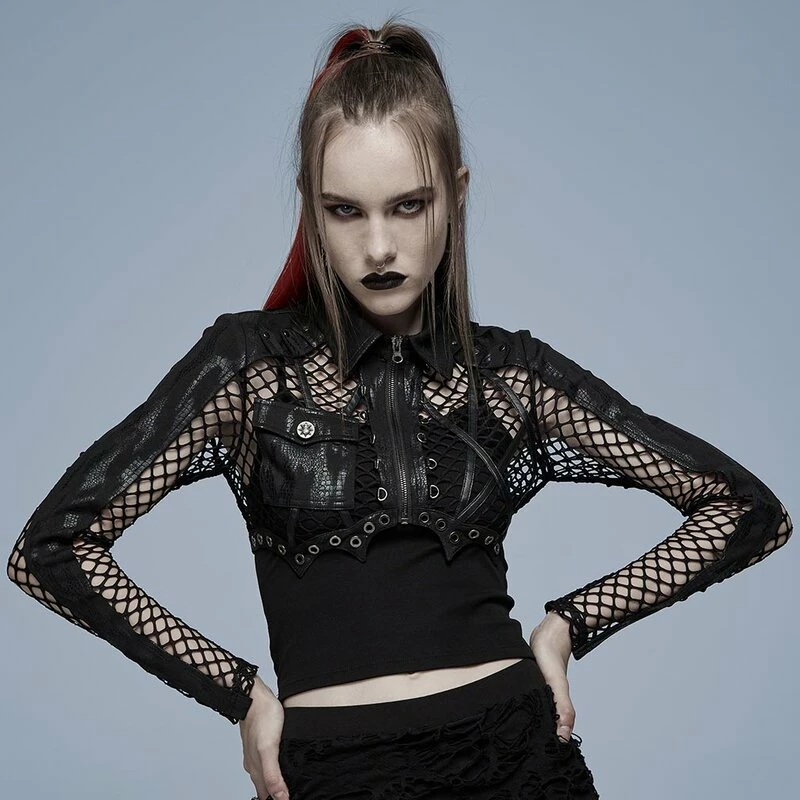 Punk Rave Bolero Jacket - Manifesto Black 3 Punk Rave Bolero Jacket - Manifesto Black