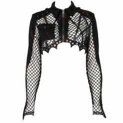 Punk Rave Bolero Jacket - Manifesto Red -KILLSTAR SALES punk rave bolero jacket manifesto red5