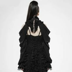 Punk Rave Bolero - Swan Black -KILLSTAR SALES punk rave bolero swan black3