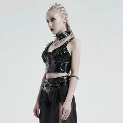 Punk Rave Crop Top - ClubbeXXX -KILLSTAR SALES punk rave crop top clubbexxx 14