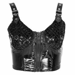 Punk Rave Crop Top - ClubbeXXX -KILLSTAR SALES punk rave crop top clubbexxx 15