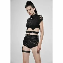 Punk Rave Crop Top - Furiosa -KILLSTAR SALES punk rave crop top furiosa 13
