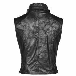 Punk Rave Faux Leather Top - Second Skin -KILLSTAR SALES punk rave faux leather top second skin6
