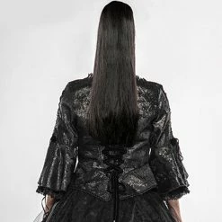 Punk Rave Gothic Blouse - Baroque Flower 11 Punk Rave Gothic Blouse - Baroque Flower -KILLSTAR SALES punk rave gothic blouse baroque flower4