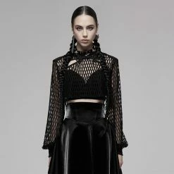 Punk Rave Hooded Top - Wormhole