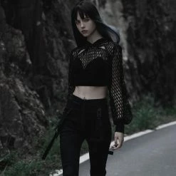 Punk Rave Hooded Top - Wormhole -KILLSTAR SALES punk rave hooded top wormhole5