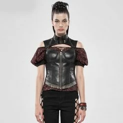 Punk Rave Steampunk Top - Xenia
