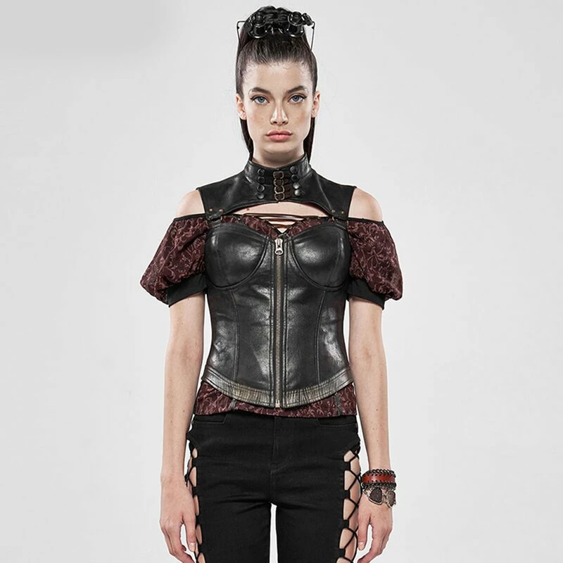 Punk Rave Steampunk Top - Xenia 3 Punk Rave Steampunk Top - Xenia