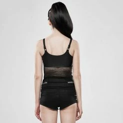 Punk Rave Strappy Top - Doom Doll -KILLSTAR SALES punk rave strappy top doom doll3