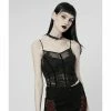 Punk Rave Strappy Top - Flower Cage -KILLSTAR SALES punk rave strappy top flower cage