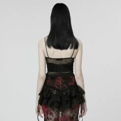 Punk Rave Strappy Top - Flower Cage 11 Punk Rave Strappy Top - Flower Cage -KILLSTAR SALES punk rave strappy top flower cage4