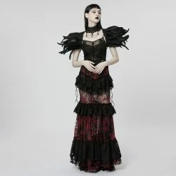 Punk Rave Strappy Top - Flower Cage 12 Punk Rave Strappy Top - Flower Cage -KILLSTAR SALES punk rave strappy top flower cage5