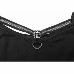 Punk Rave Strappy Top - Rebel & Romance Solid -KILLSTAR SALES punk rave strappy top rebel romance solid5